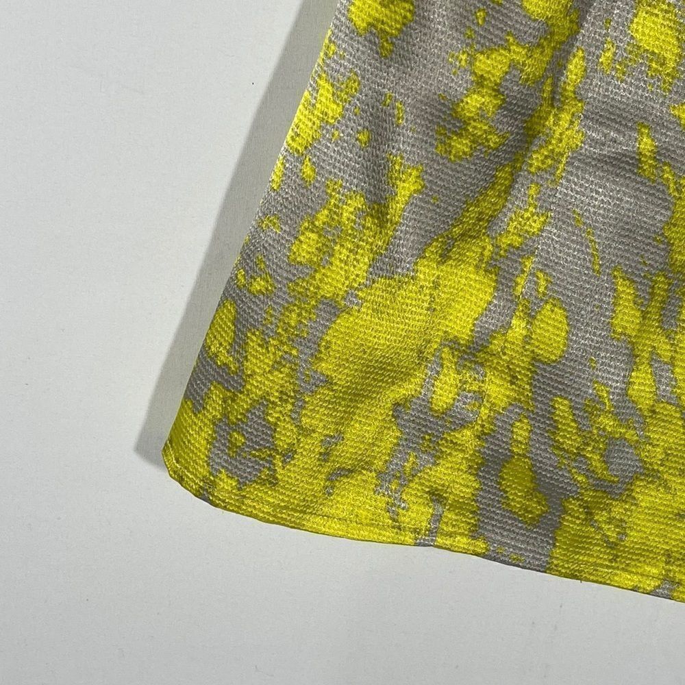 The Limited Yellow and Grey Ruched Blouse - Picture 8 of 11